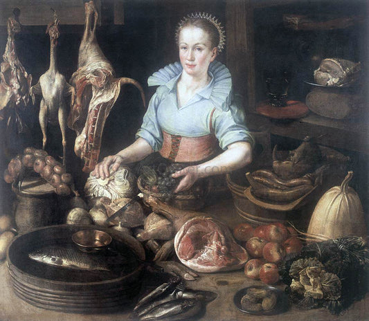  Pieter Cornelisz Van Rijck The Kitchen Maid - Canvas Print