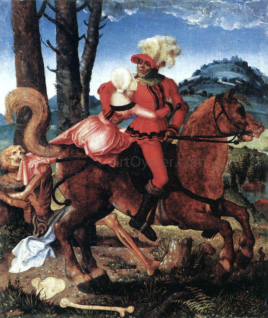  Hans Baldung The Knight, the Young Girl, and Death - Canvas Print