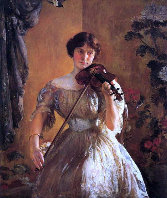  Joseph DeCamp The Kreutzer Sonata (also known as Violinist II) - Canvas Print