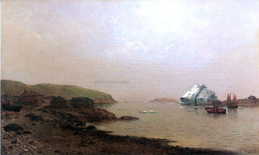  William Bradford The Labrador Coast - Canvas Print