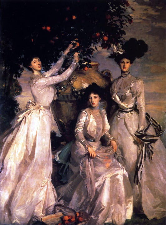  John Singer Sargent The Ladies Alexandra, Mary and Theo Acheson - Canvas Print