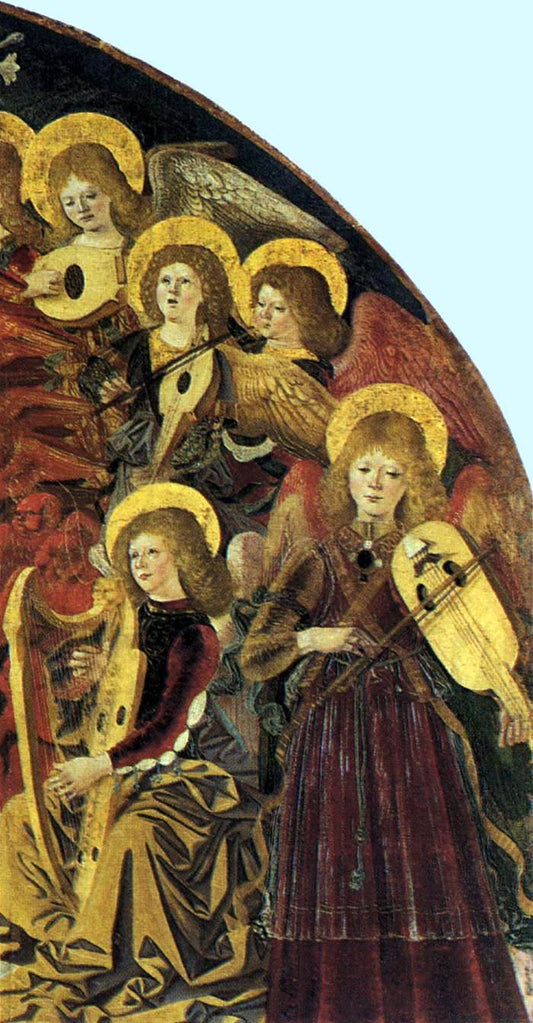  Bartolomeo della Gatta The Lady of the Assumption Gives St Thomas Her Belt (detail) - Canvas Print
