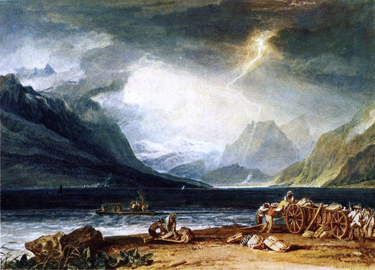  Joseph William Turner The Lake of Thun, Switzerland - Canvas Print