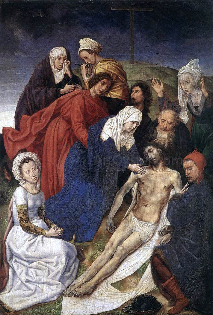  Hugo Van der Goes The Lamentation of Christ - Canvas Print