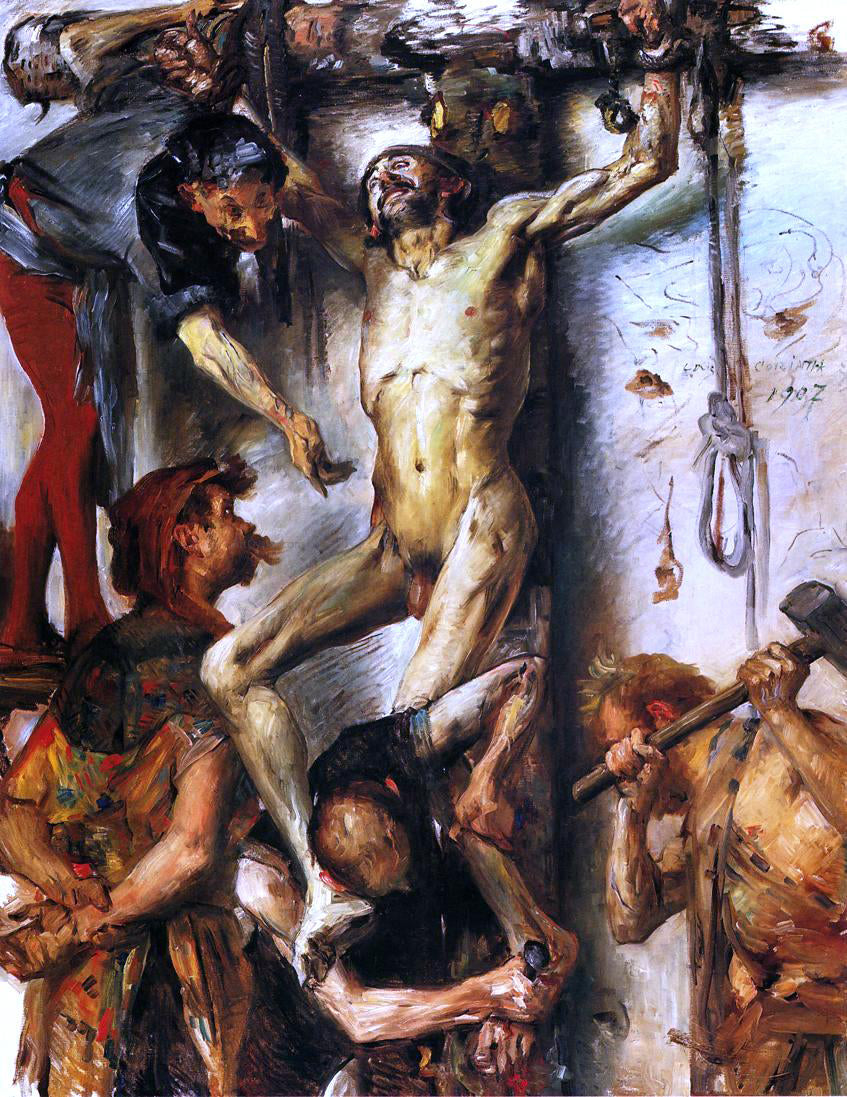  Lovis Corinth The Large Martyrdom - Canvas Print