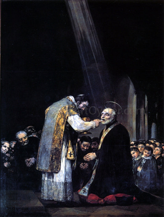  Francisco Jose de Goya Y Lucientes The Last Communion of St Joseph of Calasanz - Canvas Print