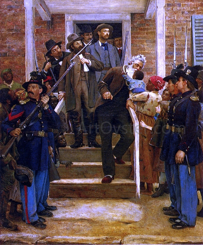  Thomas Hovenden The Last Moments of John Brown - Canvas Print