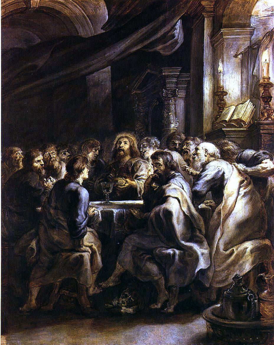  Peter Paul Rubens The Last Supper - Canvas Print