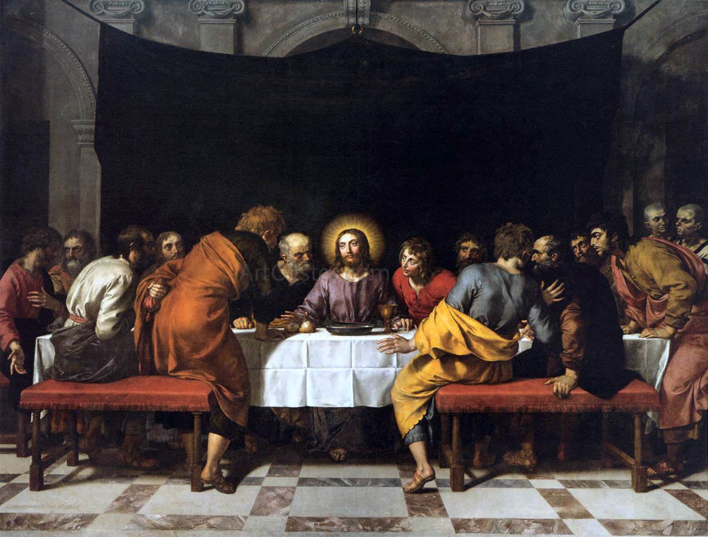  The Younger Frans Pourbus The Last Supper - Canvas Print