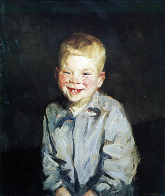  Robert Henri a Laughing Boy (Jobie) - Canvas Print