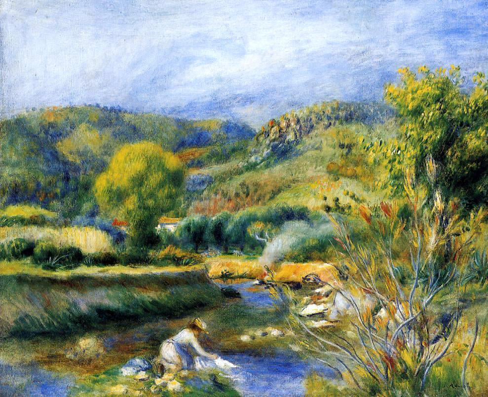  Pierre Auguste Renoir The Laundress - Canvas Print