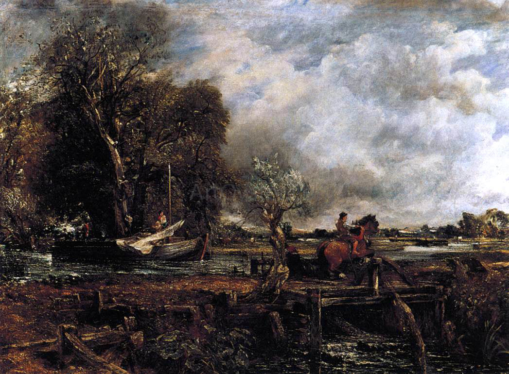  John Constable The Leaping Horse - Canvas Print