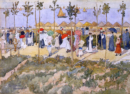  Maurice Prendergast The Lido, Venice - Canvas Print