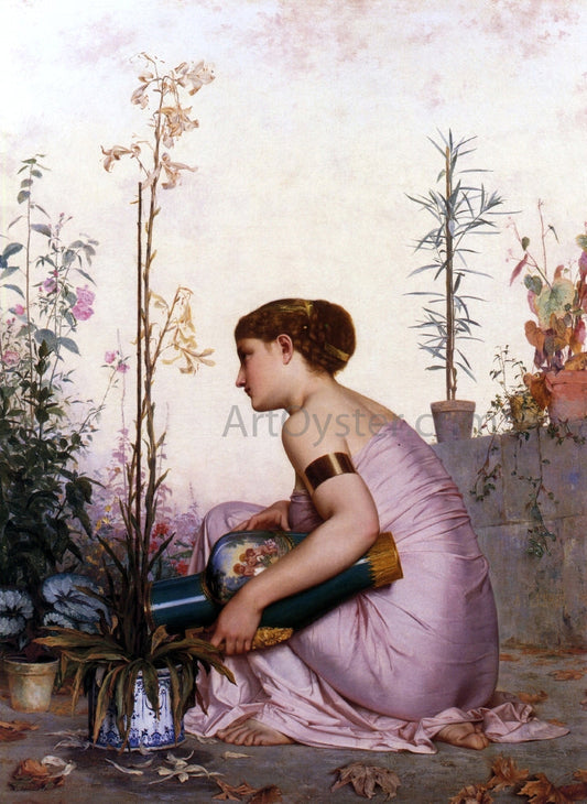  Adolphe Alexander Lesrel The Lily is Dead (also known as Le lis et mort) - Canvas Print