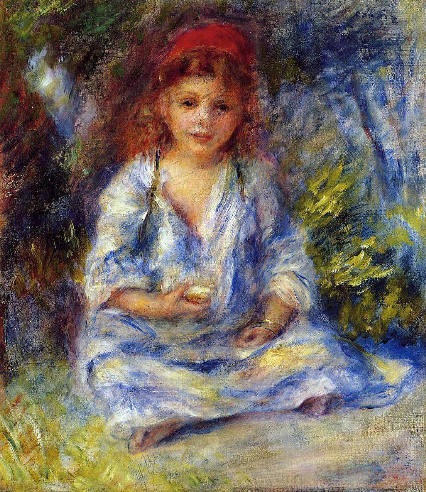  Pierre Auguste Renoir The Little Algerian Girl - Canvas Print