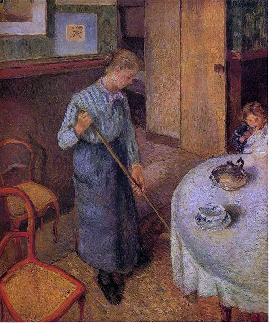  Camille Pissarro The Little Country Maid - Canvas Print