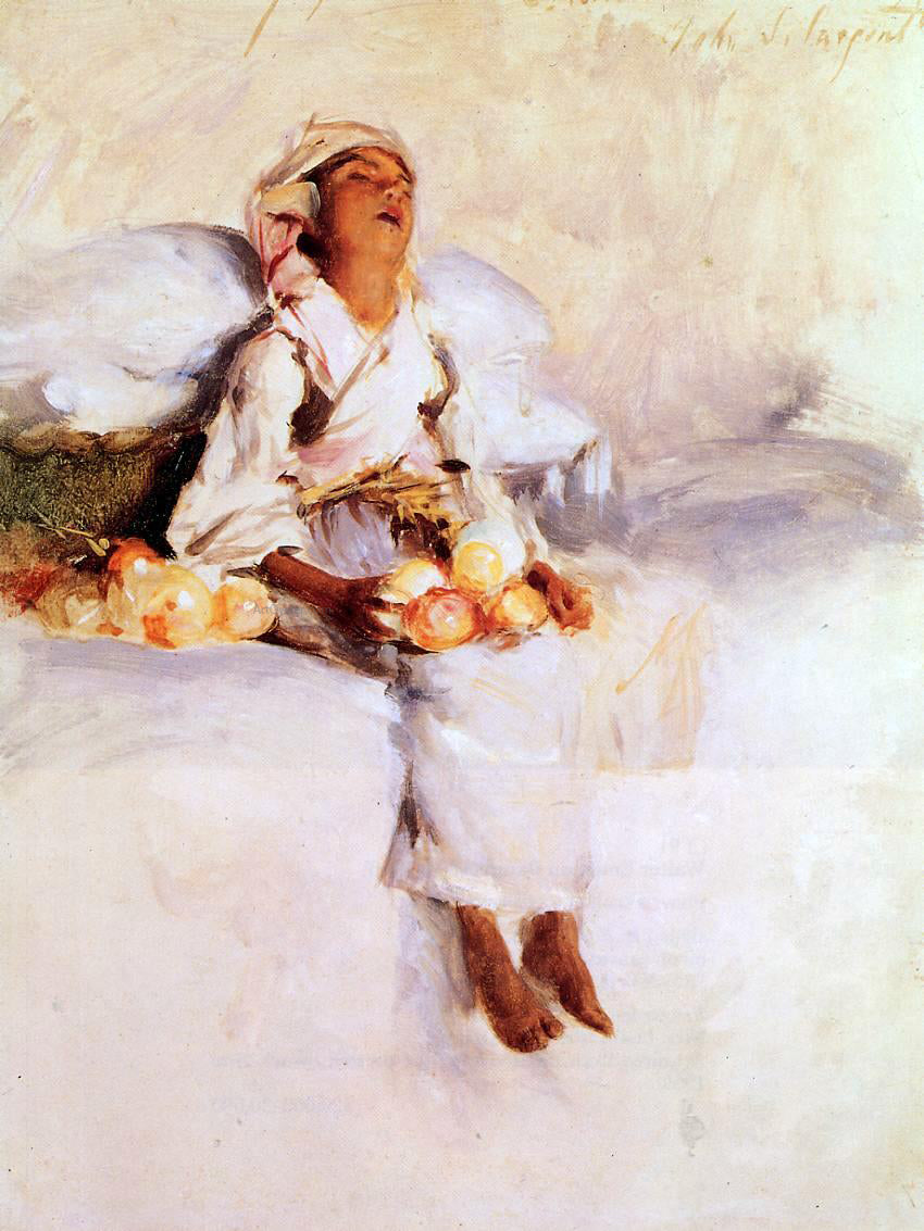  John Singer Sargent The Little Fruit Seller - Canvas Print