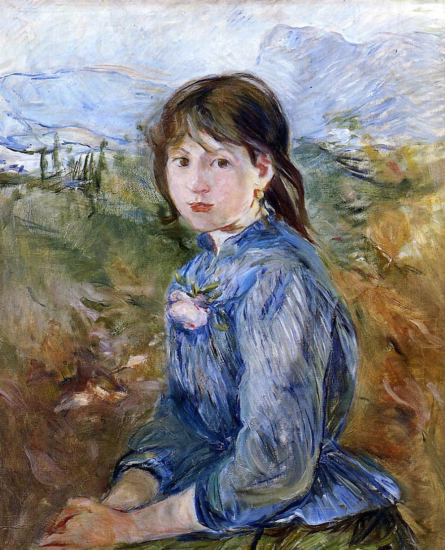  Berthe Morisot The Little Girl from Nice, Celestine - Canvas Print