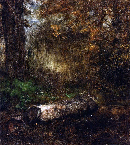  George Inness The Log - Canvas Print