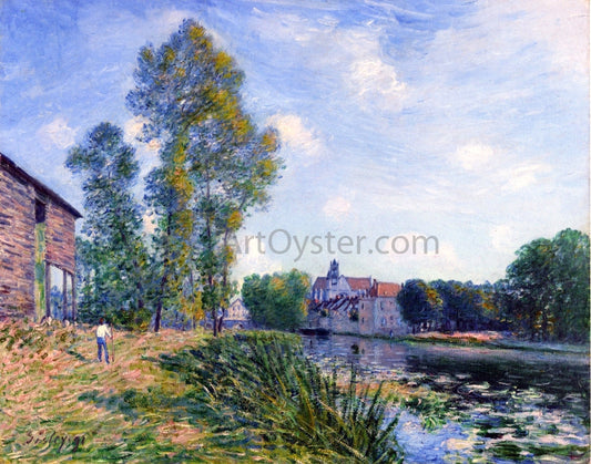  Alfred Sisley The Loing at Moret in Summer - Canvas Print