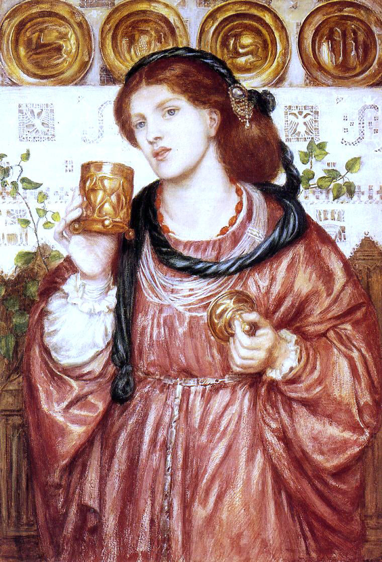  Dante Gabriel Rossetti The Loving Cup - Canvas Print