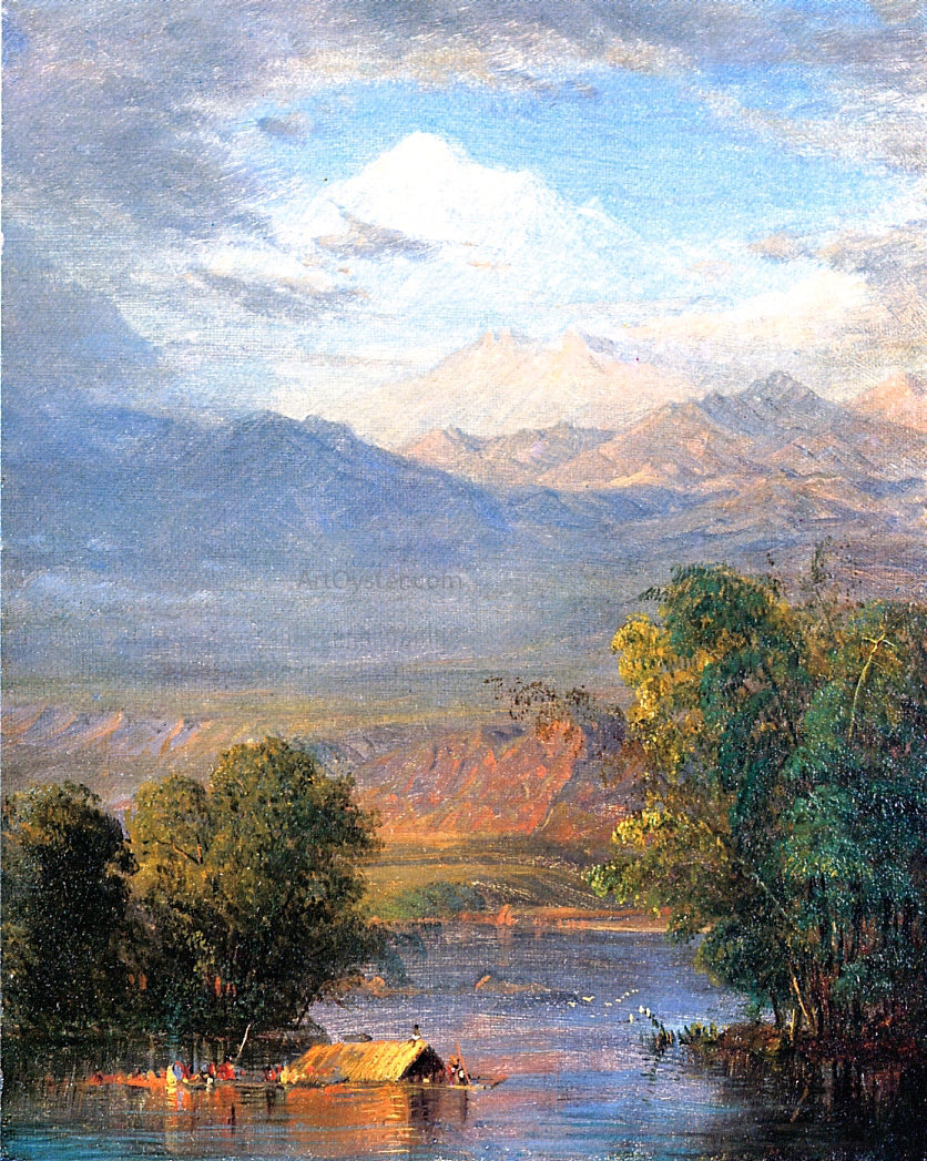  Frederic Edwin Church The Magdalena River, Equador - Canvas Print