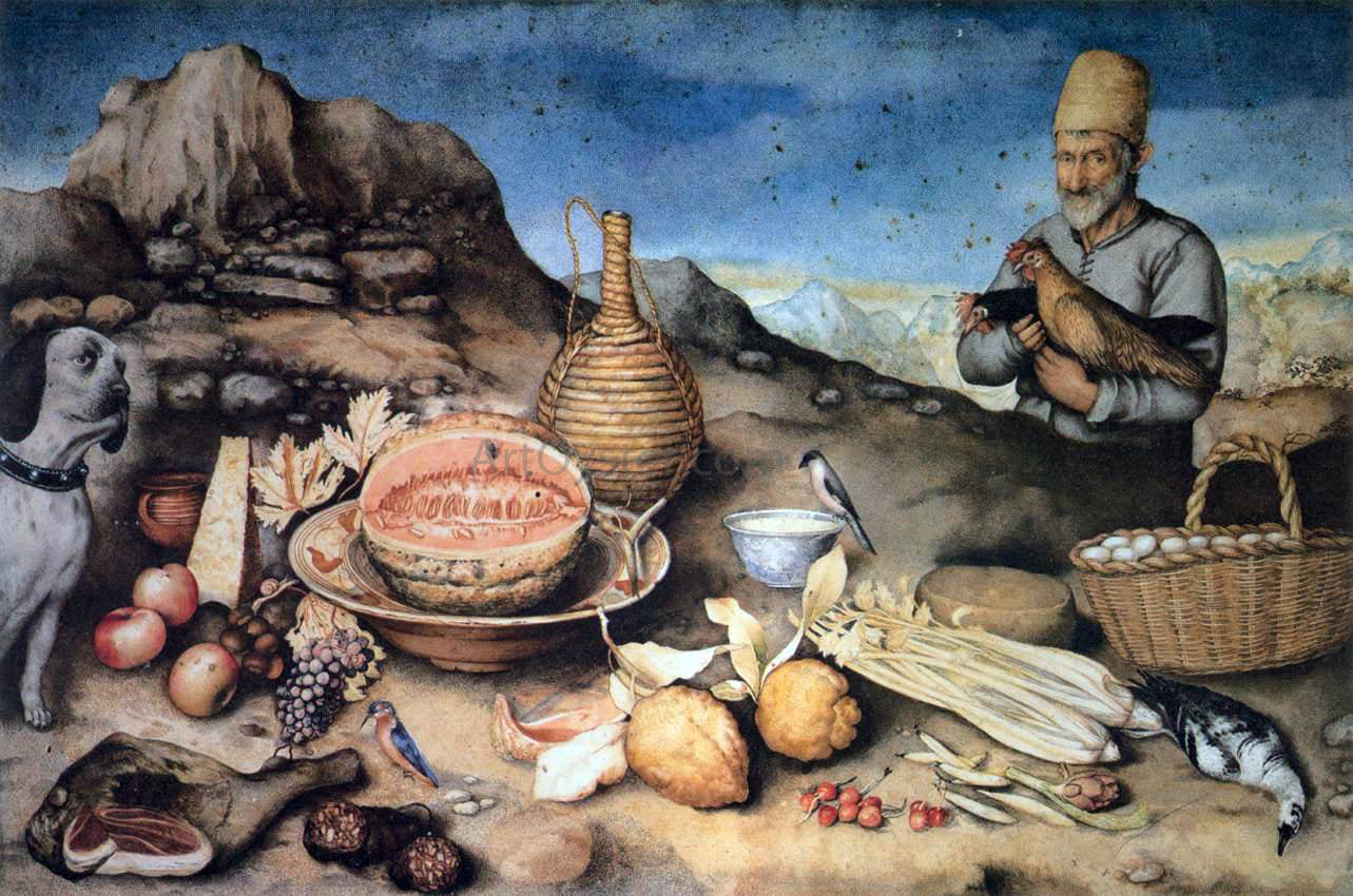  Giovanna Garzoni The Man from Artemino - Canvas Print