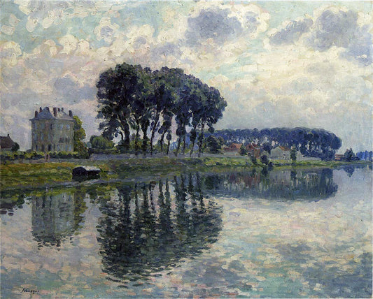  Henri Lebasque The Marne at Pomponne - Canvas Print