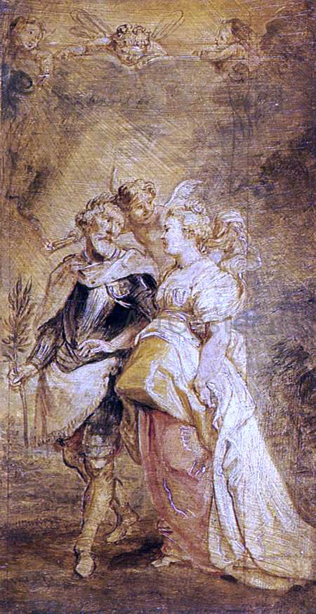  Peter Paul Rubens The Marriage of Henri IV of France and Marie de Medicis - Canvas Print