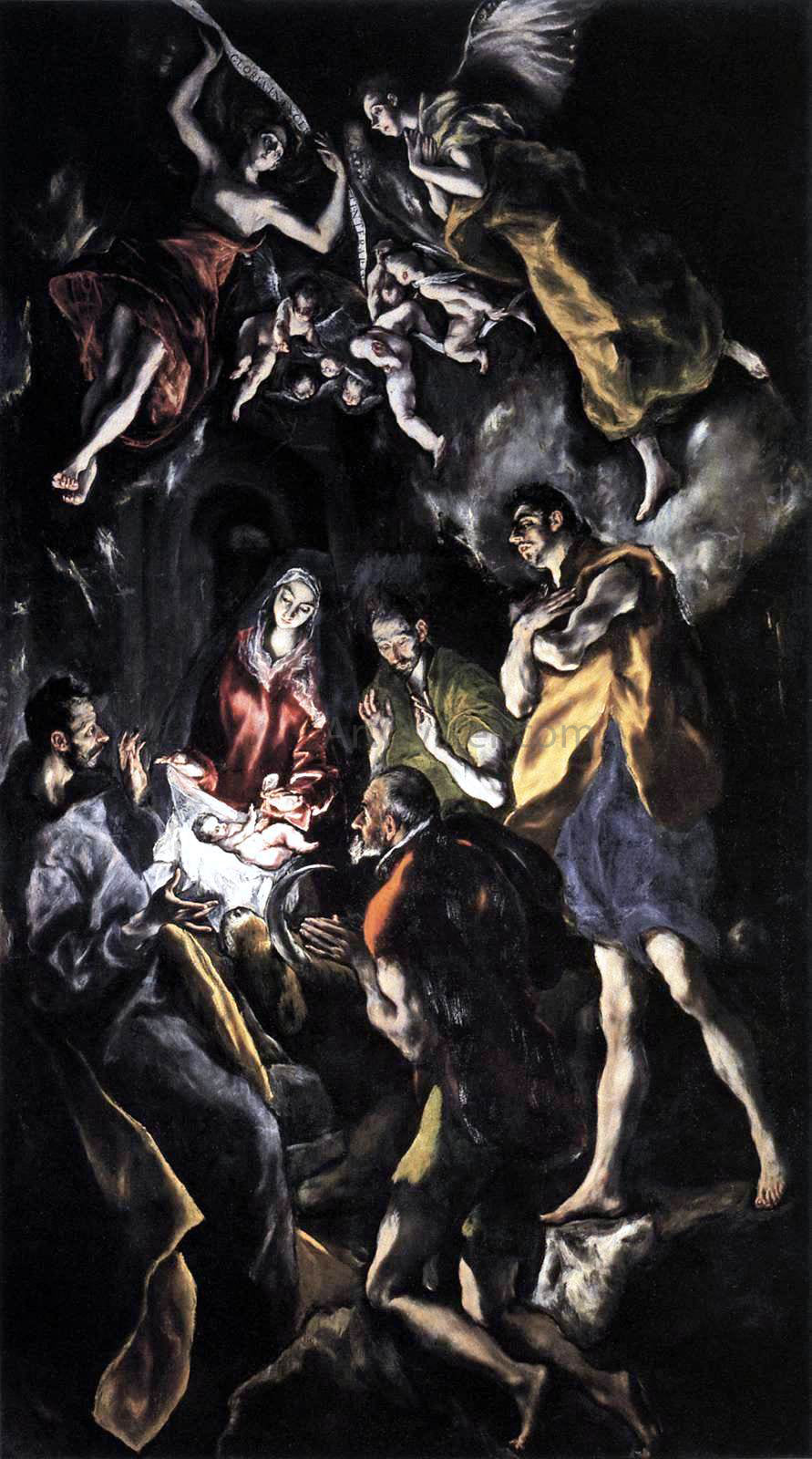  El Greco The Marriage of the Virgin - Canvas Print