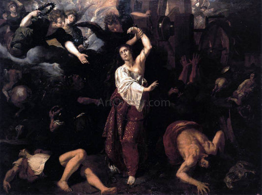  Vicente Castell The Martyrdom of St Catherine of Alexandria - Canvas Print