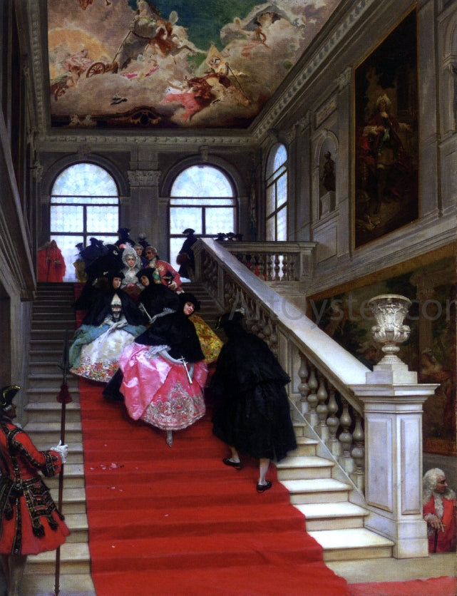  Lucius Rossi The Masked Ball, Ca Rezzonico, Venice - Canvas Print