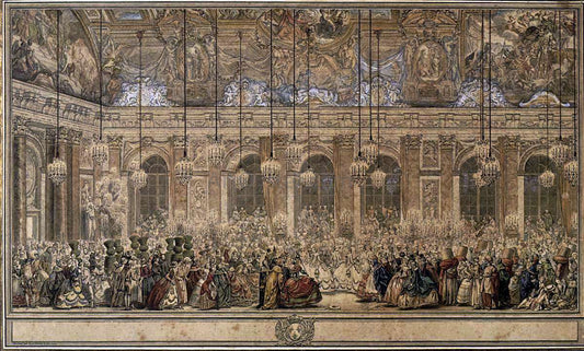  II Charles-Nicolas Cochin The Masked Ball Given by the King - Canvas Print