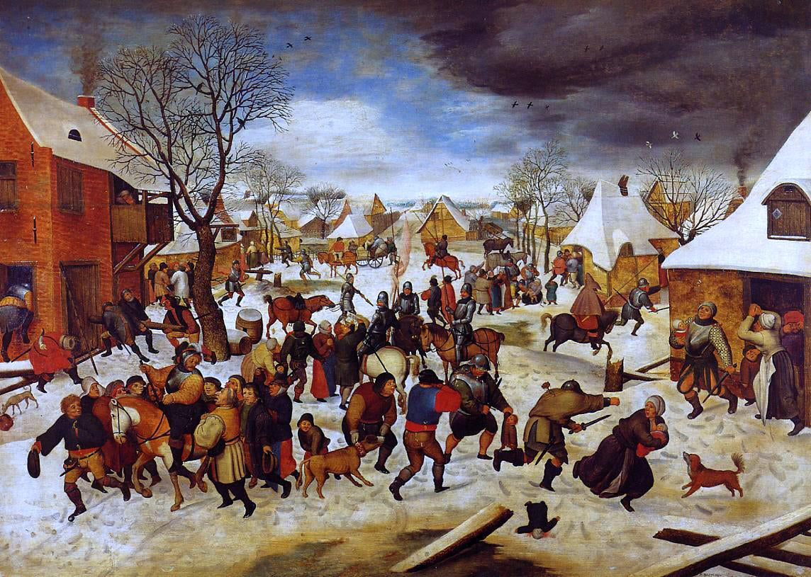  The Younger Pieter Bruegel The Massacre of the Innocents - Canvas Print