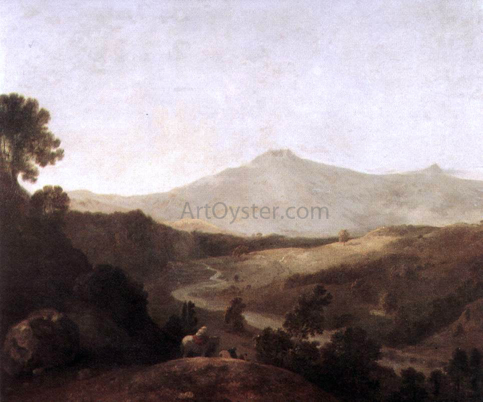  Richard Wilson The Mawddach Valley and Cader Idris - Canvas Print