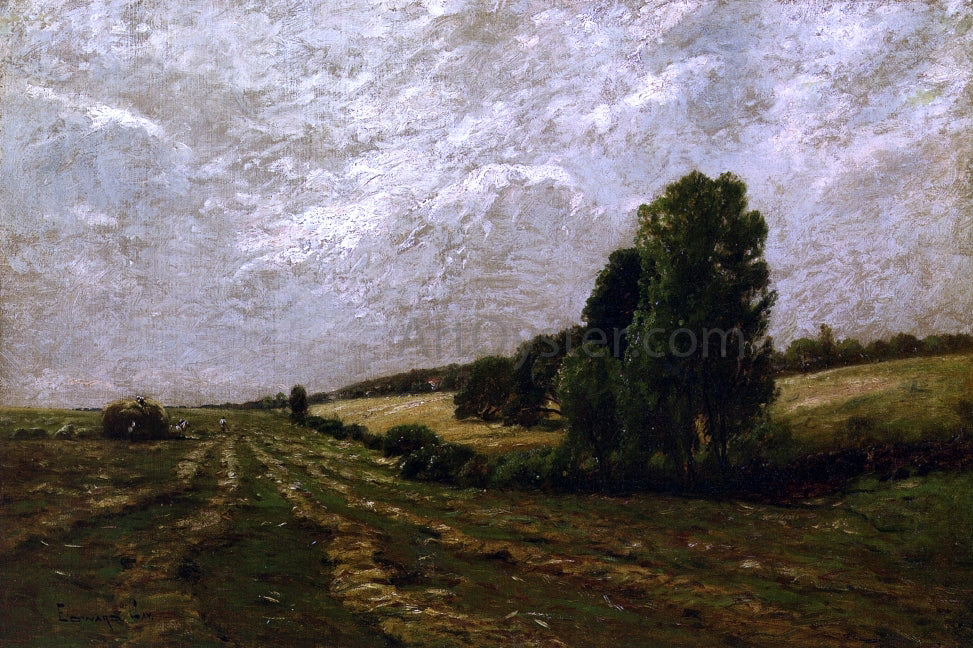  Edward Gay The Meadow, Sweet with Hay, Long Island, New York - Canvas Print
