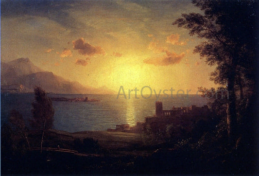  Frederic Edwin Church The Mediterranean Sea - Canvas Print