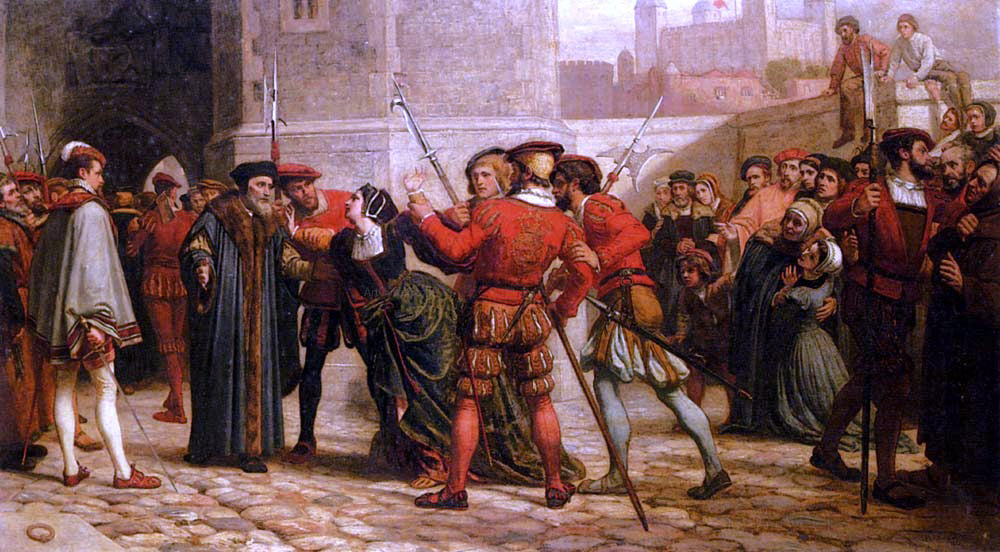 William Frederick Yeames The Meeting Of Sir Thomas More With His Daughter After His Sentence Of Death - Canvas Print