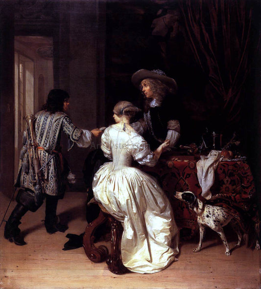 Johannes Verkolje The Messenger - Canvas Print