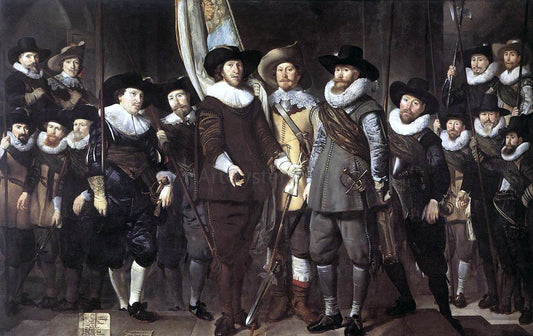  Thomas De Keyser The Militia Company of Captain Allaert Cloeck - Canvas Print