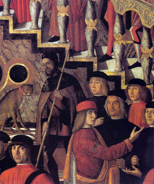  Giovanni Mansueti The Miraculous Healing of the Daughter of Benvegnudo of San Polo (detail) - Canvas Print