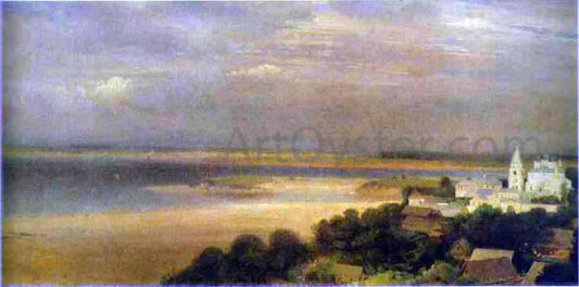  Alexei Kondratevich Savrasov The Monastery of the Caves Near Nizhny Novgorod - Canvas Print