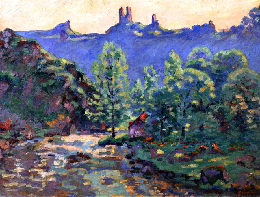  Armand Guillaumin The Moulin Brigand, Ruins of Chateau de Crozant - Canvas Print