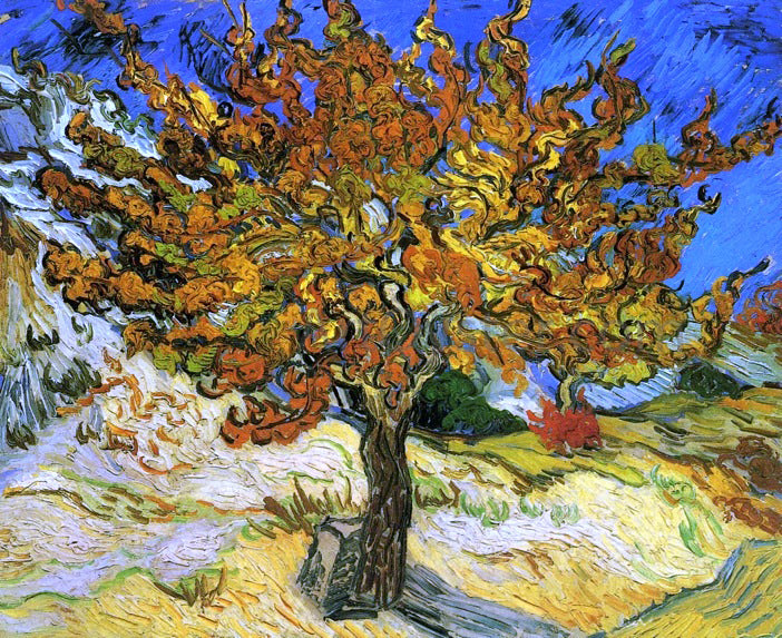  Vincent Van Gogh The Mulberry Tree - Canvas Print