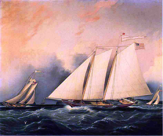  James E Buttersworth The Narrows - Canvas Print