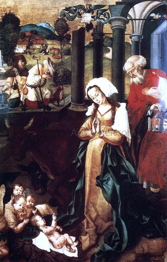  Master M S The Nativity - Canvas Print