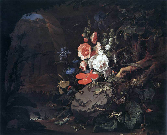  Abraham Mignon The Nature as a Symbol of Vanitas - Canvas Print