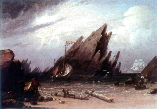  Robert Salmon The Needles - Canvas Print