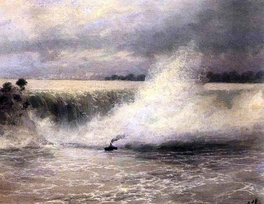  Ivan Constantinovich Aivazovsky The Niagara Waterfall - Canvas Print