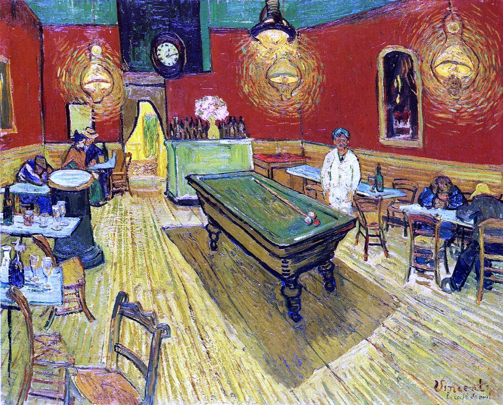  Vincent Van Gogh A Night Cafe - Canvas Print